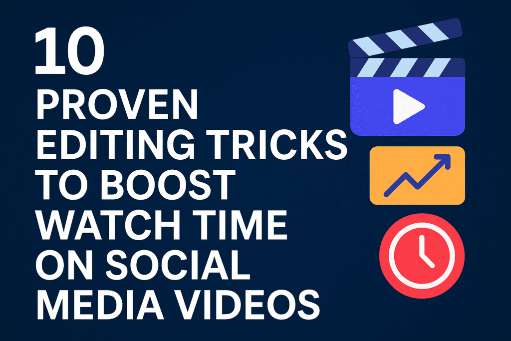 Editing tricks for social media videos