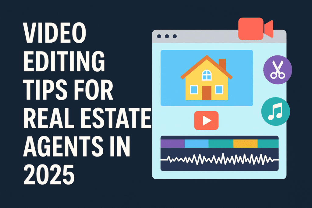 video editing tips for real estate agents